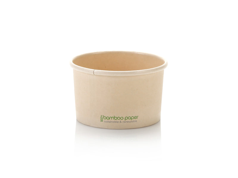 Bamboo Bio Paper Ice Cream Tub 150ml (50pcsx20slv=1000)