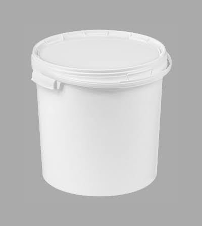 Bucket 20 Liter White with Lid