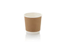 100ML ESPRESSO DOUBLE WALL KRAFT (25slvx40=1000)