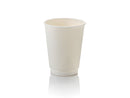 Bio-DW/500ml-White Double Wall PLA Cup