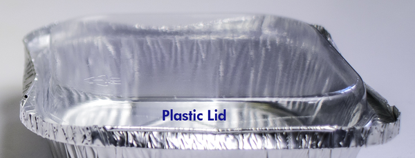 4583P Square Foil Container