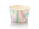 250ml multi colour stripe ice cream tub (50pcsx20slv=1000)