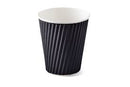 RCPB350-Ripple Cups 350ml Black-500