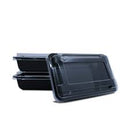 Black PLA Food/Meal Containers Medium 500ml  BioT-FoodBLM-