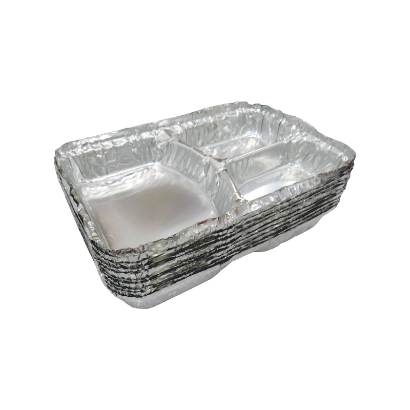 4341P- 3 Div Meal Container (No Lid)