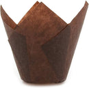 Tulip Muffin Cup Brown 175x175x50    
(300cups/sleeve x 18 sleeves=5400/box)