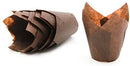 Tulip Muffin Cup Brown 175x175x50    
(300cups/sleeve x 18 sleeves=5400/box)