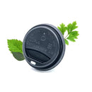 350ml CPLA - biodegradable lid black (50slv x 20 = 1000