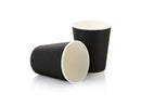 350ml horizontal ripple black/kraft/white ((25pcs x 20 slv = 500)